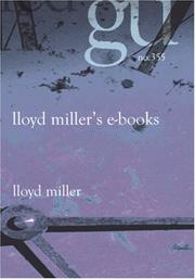 Cover of: Lloyd Miller's E-Books by Lloyd Miller