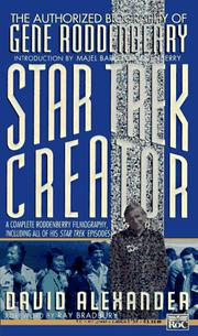 Cover of: Star Trek Creator by David Alexander