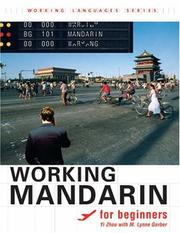 Cover of: Working Mandarin for Beginners (Working Languages)
