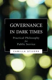 Cover of: Governance in Dark Times by Camilla Stivers