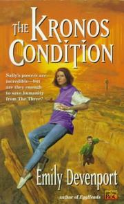 Cover of: The Kronos Condition by Emily Devenport