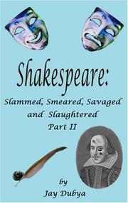 Cover of: Shakespeare by Jay Dubya