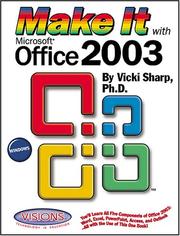 Cover of: Make It with Microsoft Office 2003 by Vicki Sharp, Vicki Sharp