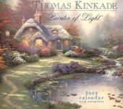 Cover of: Painter of Light Calendar by Thomas Kinkade