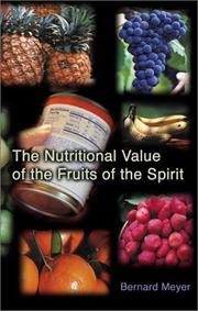 Cover of: The Nutritional Value of the Fruits of the Spirit