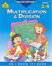 Cover of: Multiplication and Division 3-4