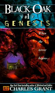 Cover of: Black Oak 1: Genesis (Black Oak , No 1)