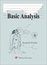 Cover of: Basic Analysis