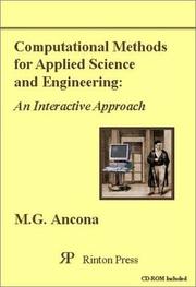 Computational Methods for Applied Science and Engineering