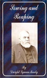 Sowing and reaping by Dwight Lyman Moody