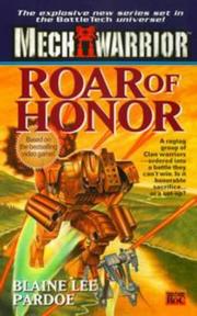 Cover of: Roar of honor