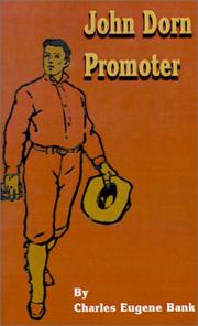 Cover of: John Dorn Promoter by Charles Eugene Banks