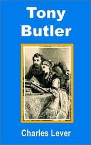Cover of: Tony Butler by Charles James Lever