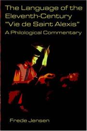 Cover of: Language of the 11th Century: Vie De Saint Alexis