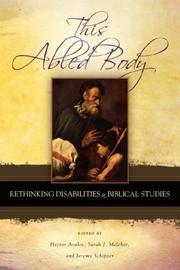 Cover of: This Abled Body: Rethinking Disabilities in Biblical Studies (Semeia Studies)