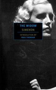 Cover of: The Widow by Georges Simenon