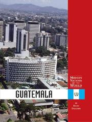 Cover of: Modern Nations of the World - Guatemala (Modern Nations of the World) by Kevin Delgado