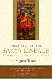 Cover of: Treasures of the Sakya Lineage | Migmar Tseten