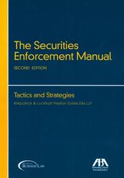 The Securities Enforcement Manual by Richard M. Phillips