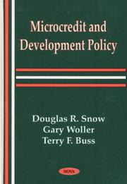 Cover of: Microcredit and Development Policy