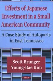 Cover of: Effects of Japanese Investment in a Small American Community