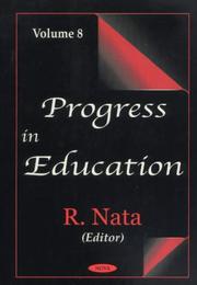 Cover of: Progress in Education vol. 8