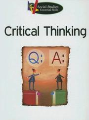 Cover of: Critical Thinking (Social Studies Essential Skills)