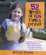 Cover of: 52 Weeks of Fun Family Service by Merrilee Boyack