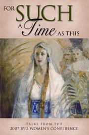 Cover of: For Such a Time As This