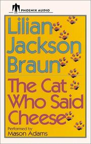 Cover of: The CAT Who Said Cheese by Jean Little
