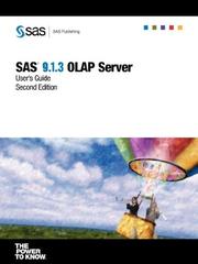 Cover of: SAS(R) 9.1.3 OLAP Server by SAS Publishing