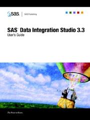 Cover of: SAS(R) Data Integration Studio 3.3: User's Guide
