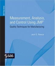 Measurement, Analysis, and Control Using Jmp by Jack Reece