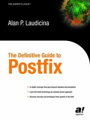 Cover of: The Definitive Guide to Postfix