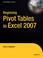 Cover of: Beginning Pivot Tables in Excel 2007