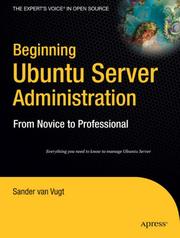 Cover of: Beginning Ubuntu Server Administration by Sander van Vugt