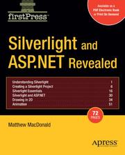 Cover of: Silverlight and ASP.NET Revealed