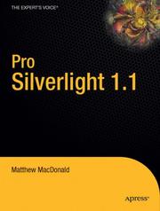 Cover of: Pro Silverlight 1.1 (Pro)