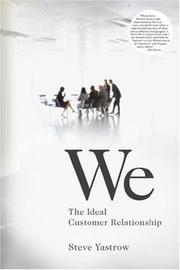Cover of: We: The Ideal Customer Relationship