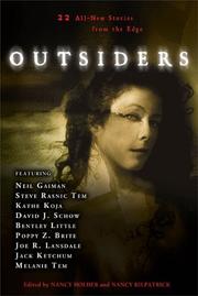 Cover of: Outsiders: 22 all-new stories from the edge