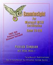 Cover of: ExamInsight For MCP / MCSE Certification: Security for a Microsoft Windows 2000 Network Exam 70-220 (ExamInsight)