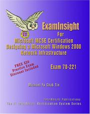 Cover of: ExamInsight For MCP / MCSE Certification by Michael Yu Chak Tin, Michael Yu Chak Tin