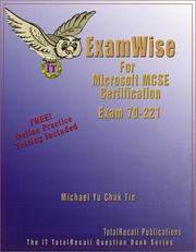 Cover of: ExamWise For MCP / MCSE Certification by Michael Yu Chak Tin, Michael Yu Chak Tin