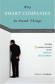 Cover of: Why Smart Companies Do Dumb Things