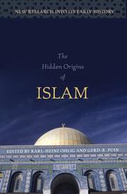 Cover of: The Hidden Origins of Islam by 