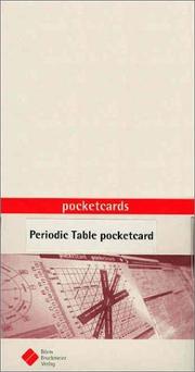 Cover of: Periodic Table Pocketcard