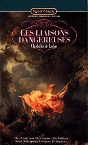 Cover of: Les Liaisons Dangereuses by Pierre Choderlos de Laclos