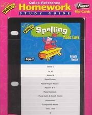 Cover of: Spelling (Webster's Language Arts Series)