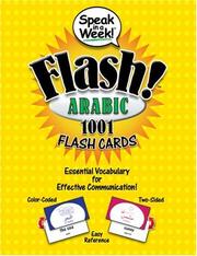 Cover of: Speak in a Week Flash! Arabic: 1001 Flash Cards (Speak in a Week Flash!)