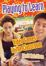 Cover of: Playing to Learn by David Hutchison